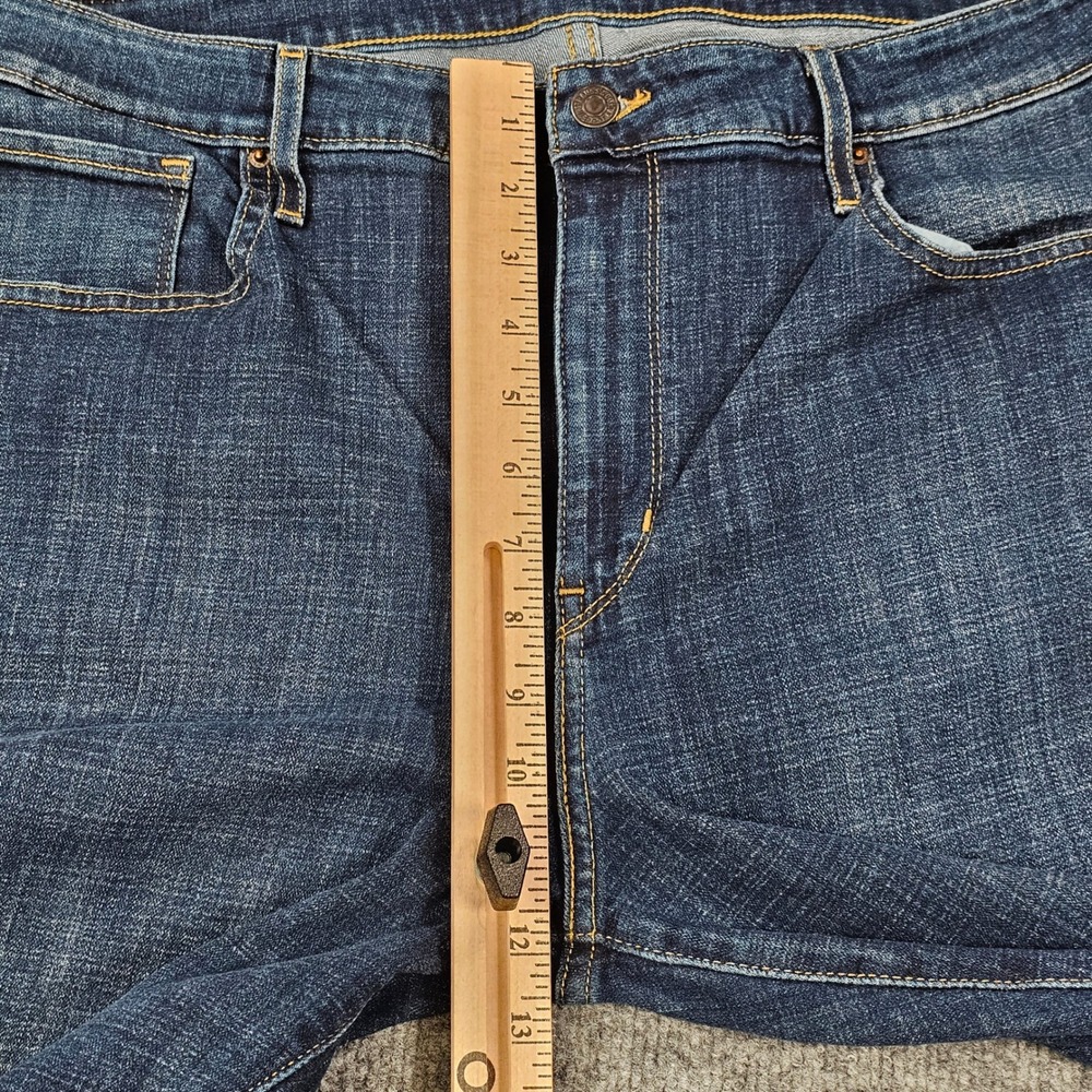 Levi's 721 High Rise Skinny Jeans Women 34x32 Blue Story Stretch Dark Wash Denim - Picture 13 of 13